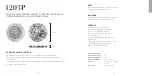 Preview for 15 page of Piaget 1203P Instructions For Use Manual