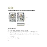 Preview for 6 page of Piaget 600P Manual