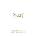 Piaget 640P Instructions For Use Manual preview