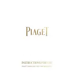 Предварительный просмотр 1 страницы Piaget 910P Instructions For Use Manual