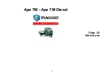 Preview for 13 page of PIAGGIO Ape TM Instructions Manual