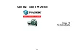 Preview for 135 page of PIAGGIO Ape TM Instructions Manual