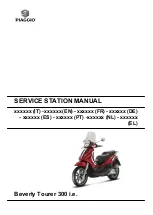 Предварительный просмотр 1 страницы PIAGGIO Beverly 300 i.e. Service Station Manual