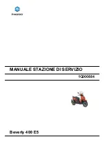 PIAGGIO Beverly 400 E5 Service Manual preview