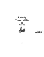 Preview for 35 page of PIAGGIO Beverly 400 I.E Manual