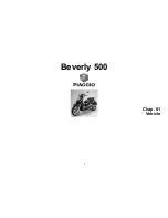 Preview for 7 page of PIAGGIO beverly 500 User Manual