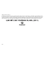 PIAGGIO LUM MP3 300 YOURBAN RL-NRL  2011 Owner'S Manual preview