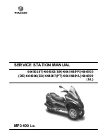 PIAGGIO MP3 400 i.e. Service Manual предпросмотр