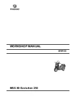 Preview for 1 page of PIAGGIO MSS X9 EVOLUTION 250 Workshop Manual