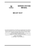 Preview for 2 page of PIAGGIO MSS ZIP 100 4T Service Manual