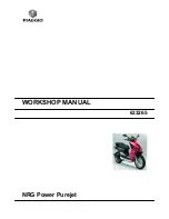 Preview for 1 page of PIAGGIO NRG POWER PUREJET Workshop Manual