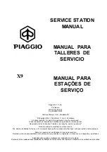 Preview for 2 page of PIAGGIO X9 Evolution 500 Service Station Manual