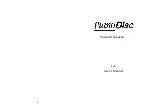 PianoDisc PDS500 User Manual предпросмотр