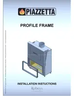 Piazzetta 2010 HT Installation Instructions Manual предпросмотр