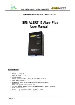 PicC Electronics SMS ALERT 15 Alarm Plus User Manual предпросмотр