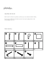 Предварительный просмотр 3 страницы piccalio Mini Chef Foldable Helper Tower Assembly Instructions Manual