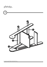 Предварительный просмотр 10 страницы piccalio Mini Chef Foldable Helper Tower Assembly Instructions Manual