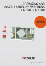 Предварительный просмотр 1 страницы Pichler LG 1000 Operating And Installation Instructions