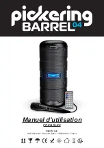 Preview for 1 page of Pickering BARREL 04 Manual