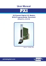 Pickering PXI 40-412 User Manual preview