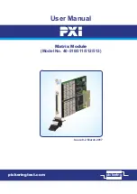 Pickering PXI 40-510 User Manual предпросмотр