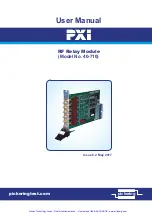 Предварительный просмотр 2 страницы Pickering PXI 40-710 User Manual