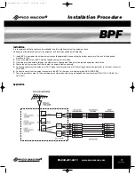 Preview for 7 page of Pico Macom BPF Installation And Operation Manual