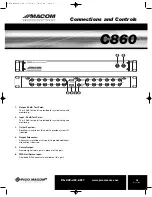 Preview for 5 page of Pico Macom C860 Installation And Operation Manual