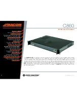 Предварительный просмотр 1 страницы Pico Macom C860 Specifications