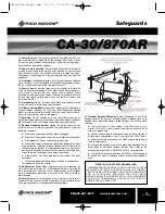 Preview for 3 page of Pico Macom CA-30/870AR Installation And Operation Manual