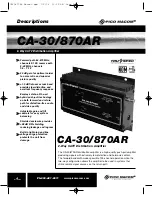 Preview for 4 page of Pico Macom CA-30/870AR Installation And Operation Manual