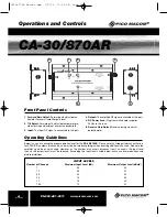 Preview for 6 page of Pico Macom CA-30/870AR Installation And Operation Manual