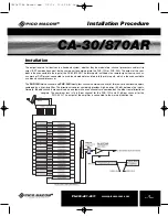 Preview for 7 page of Pico Macom CA-30/870AR Installation And Operation Manual