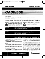 Preview for 2 page of Pico Macom CA30/550 Installation And Operation Manual