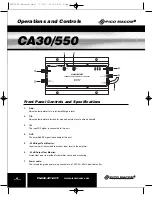 Preview for 6 page of Pico Macom CA30/550 Installation And Operation Manual