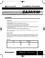 Preview for 7 page of Pico Macom CA30/550 Installation And Operation Manual