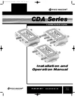 Pico Macom CDA-1A Installation And Operation Manual предпросмотр