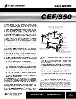 Preview for 3 page of Pico Macom CEF/550 Installation And Operation Manual