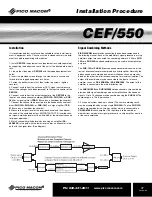 Preview for 7 page of Pico Macom CEF/550 Installation And Operation Manual