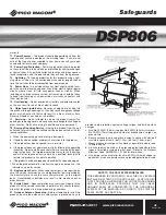 Preview for 3 page of Pico Macom DSP806 Installation And Operation Manual