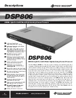 Preview for 4 page of Pico Macom DSP806 Installation And Operation Manual