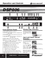 Preview for 6 page of Pico Macom DSP806 Installation And Operation Manual