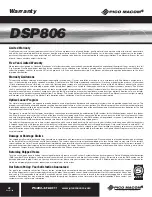 Preview for 8 page of Pico Macom DSP806 Installation And Operation Manual