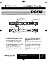 Preview for 7 page of Pico Macom FM Stereo Audio Modulator Installation And Operation Manual