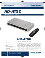 Предварительный просмотр 1 страницы Pico Macom HD-ATSC Specifications