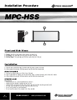 Предварительный просмотр 6 страницы Pico Macom MPC-HSS Installation And Operation Manual