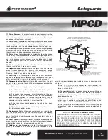 Preview for 3 page of Pico Macom MPCD Installation And Operation Manual