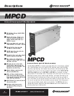 Preview for 4 page of Pico Macom MPCD Installation And Operation Manual