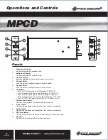 Preview for 6 page of Pico Macom MPCD Installation And Operation Manual