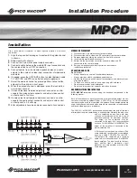 Preview for 7 page of Pico Macom MPCD Installation And Operation Manual